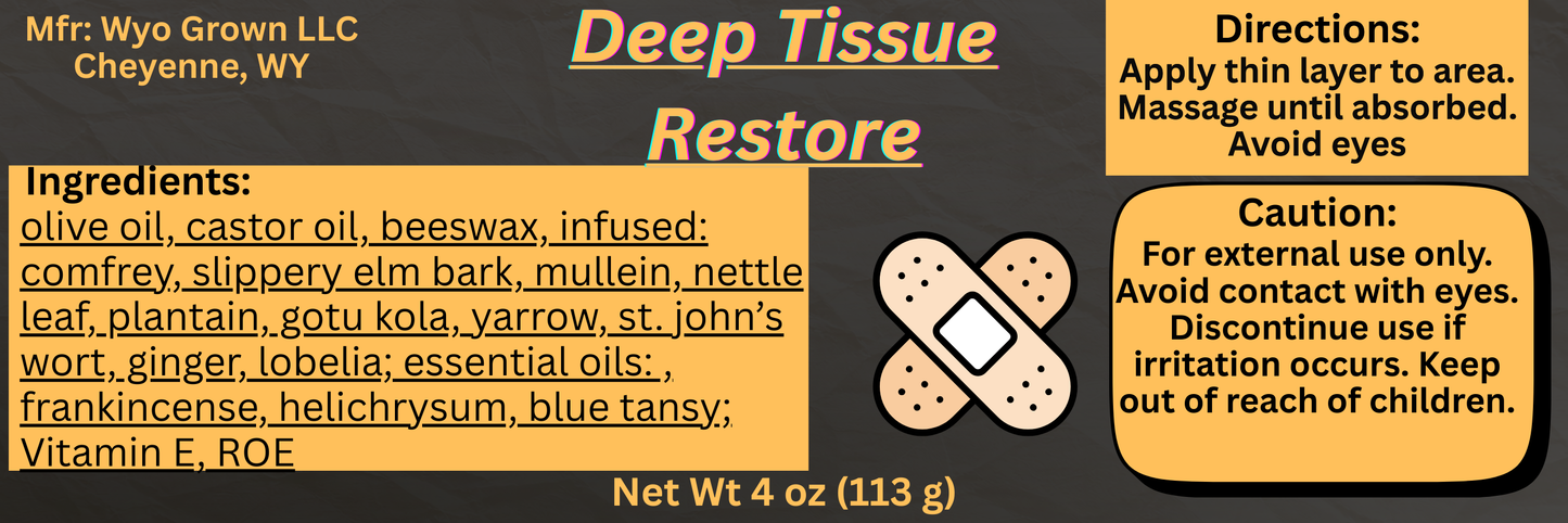 Deep Tissue Restore 4oz