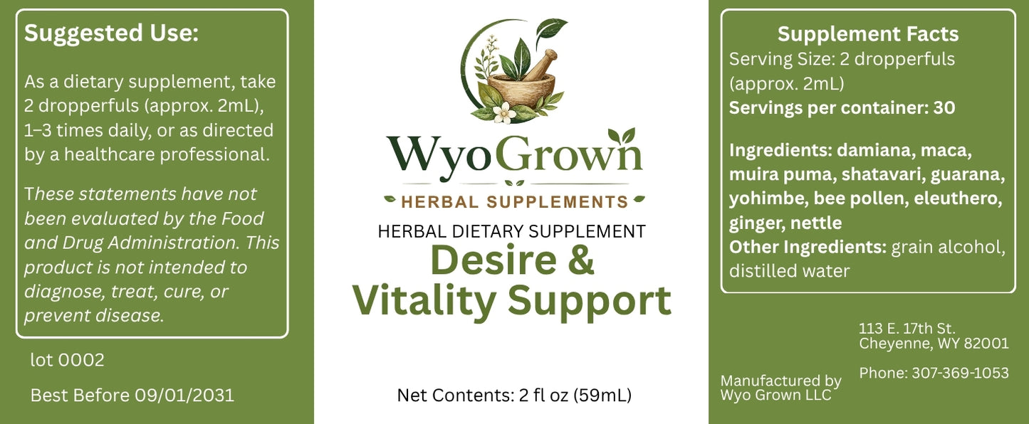 Desire & Vitality Support