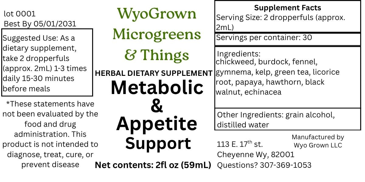 Metabolic & Appetite Support