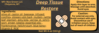 Deep Tissue Restore 4oz