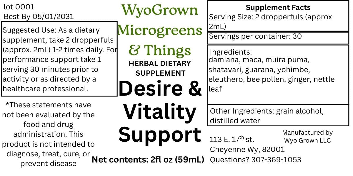 Desire & Vitality Support
