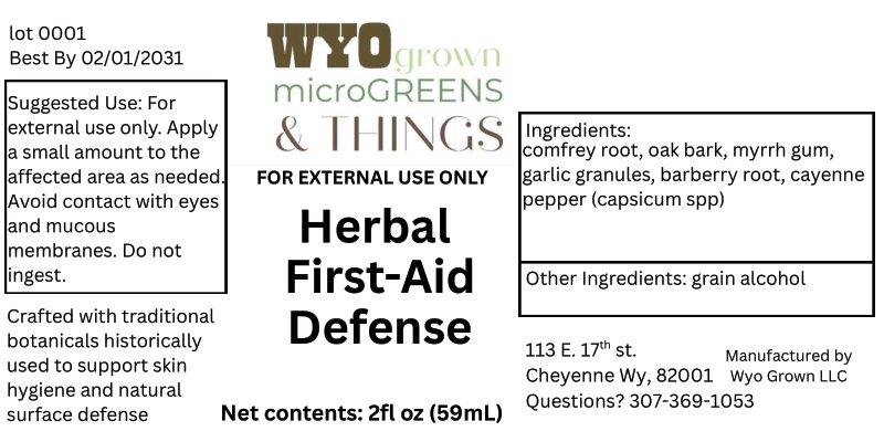 Herbal First Aid Defense (Topical Use Only)